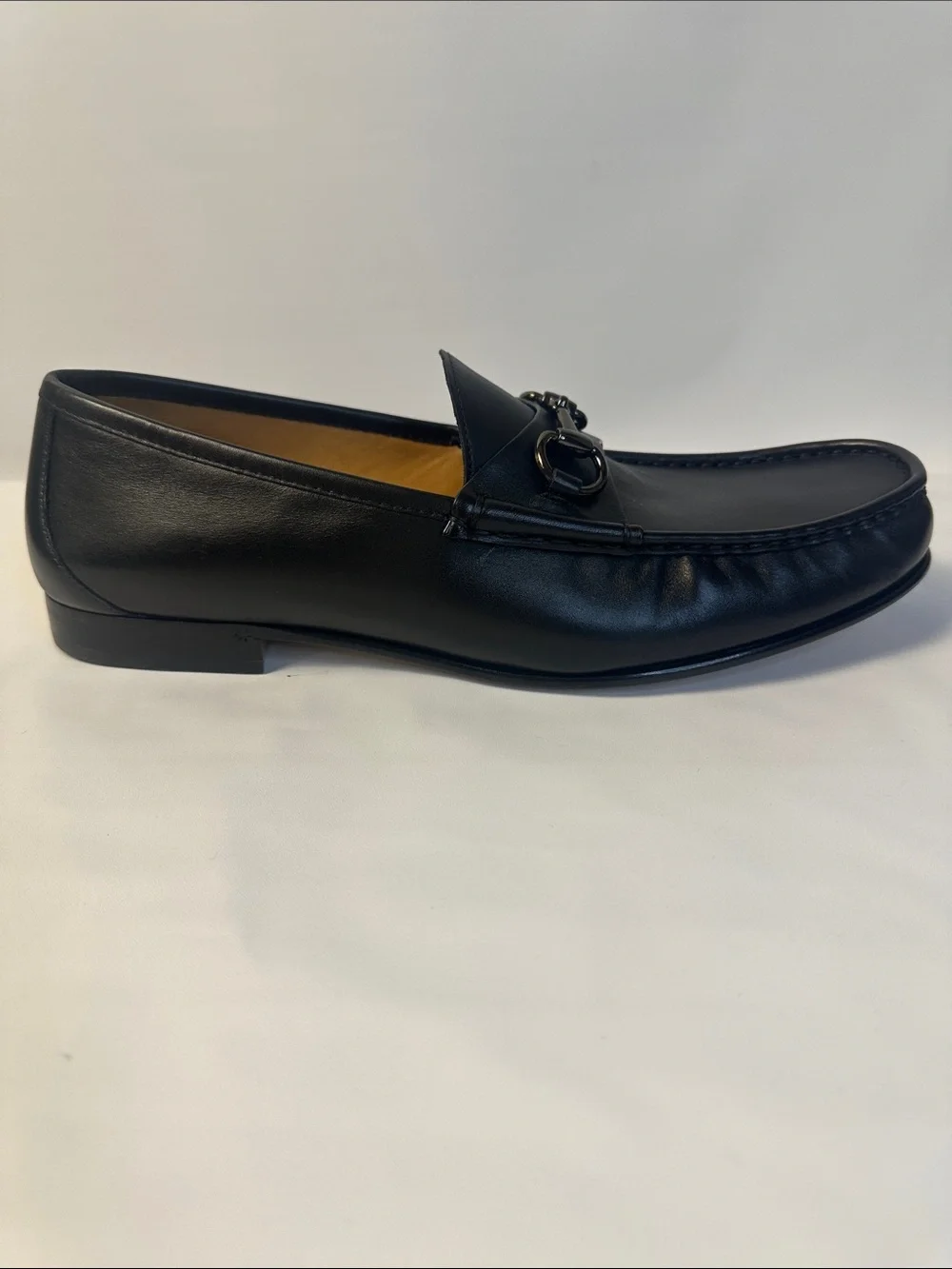 Quince Calf Skin Horsebit Leather Loafer Black Leather Men's Bit Loafers